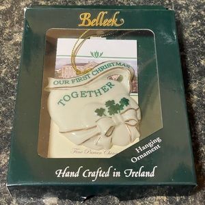 Belleek “Our First Christmas Together” Ornament